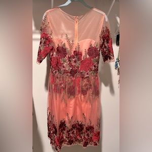 Marchese Notte Rose Throw dress